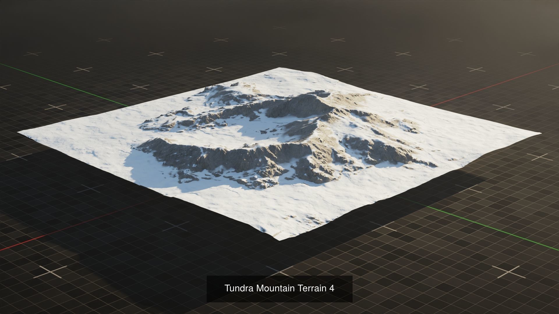 Tundra Terrain Asset Pack 3D Model Collection_7