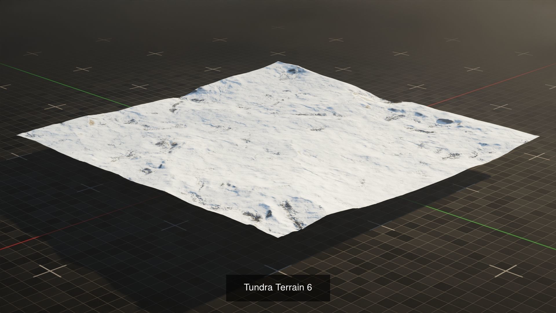 Tundra Terrain Asset Pack 3D Model Collection_9