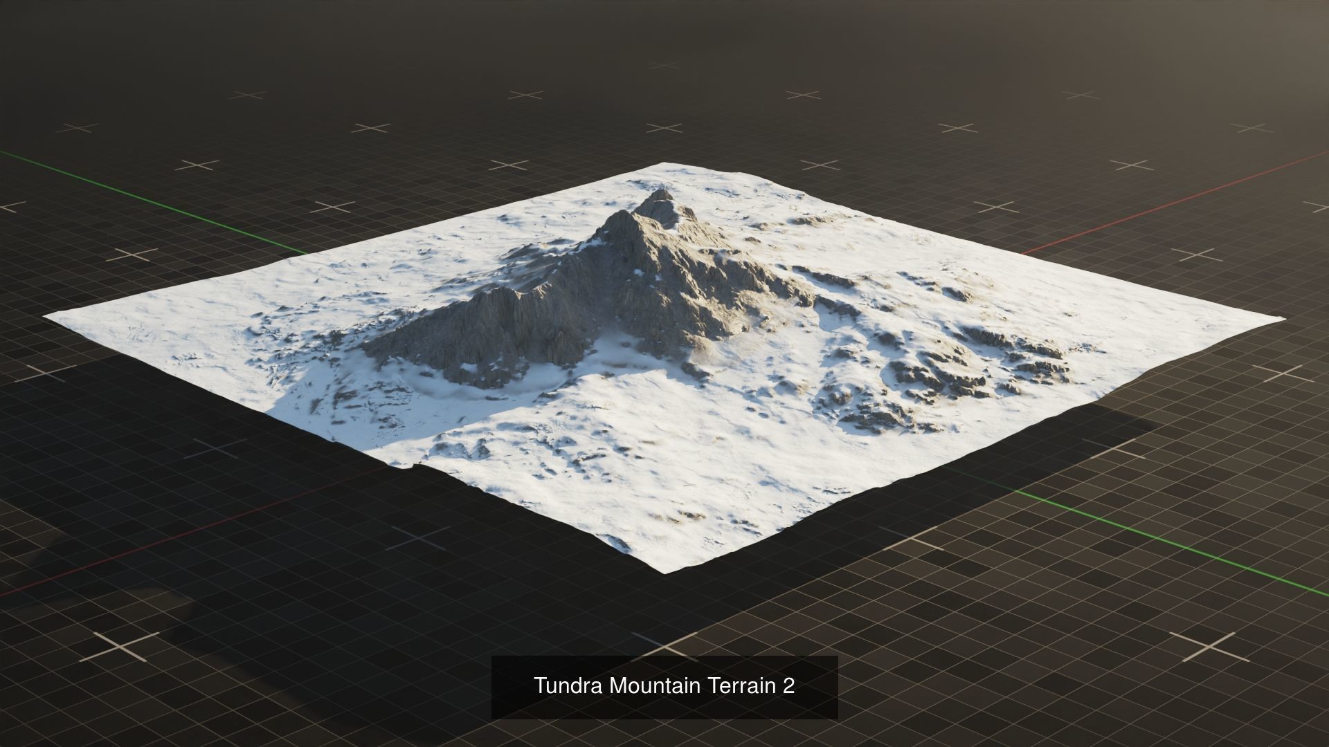 Tundra Terrain Asset Pack 3D Model Collection_5