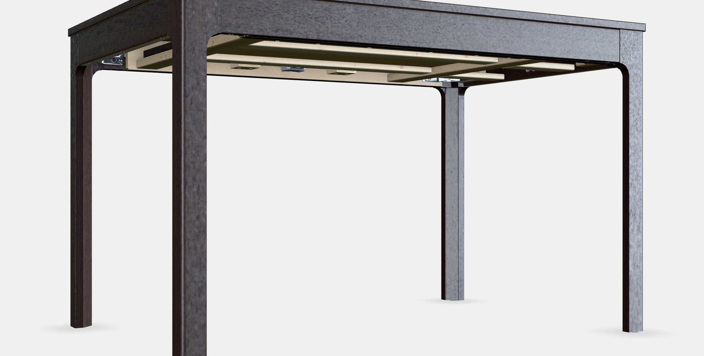 EKEDALEN Extendable table 8 Low-poly 3D model_3