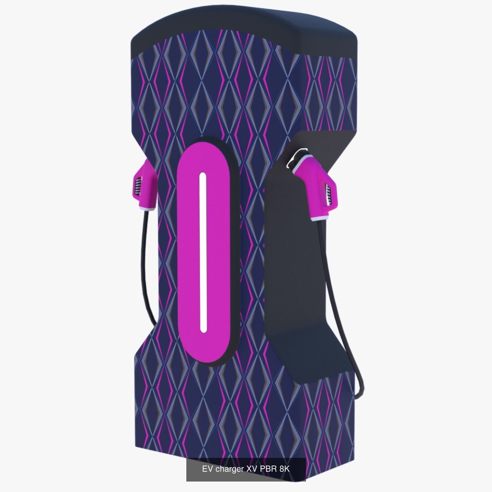 EV chargers PBR 3D Model Collection_8