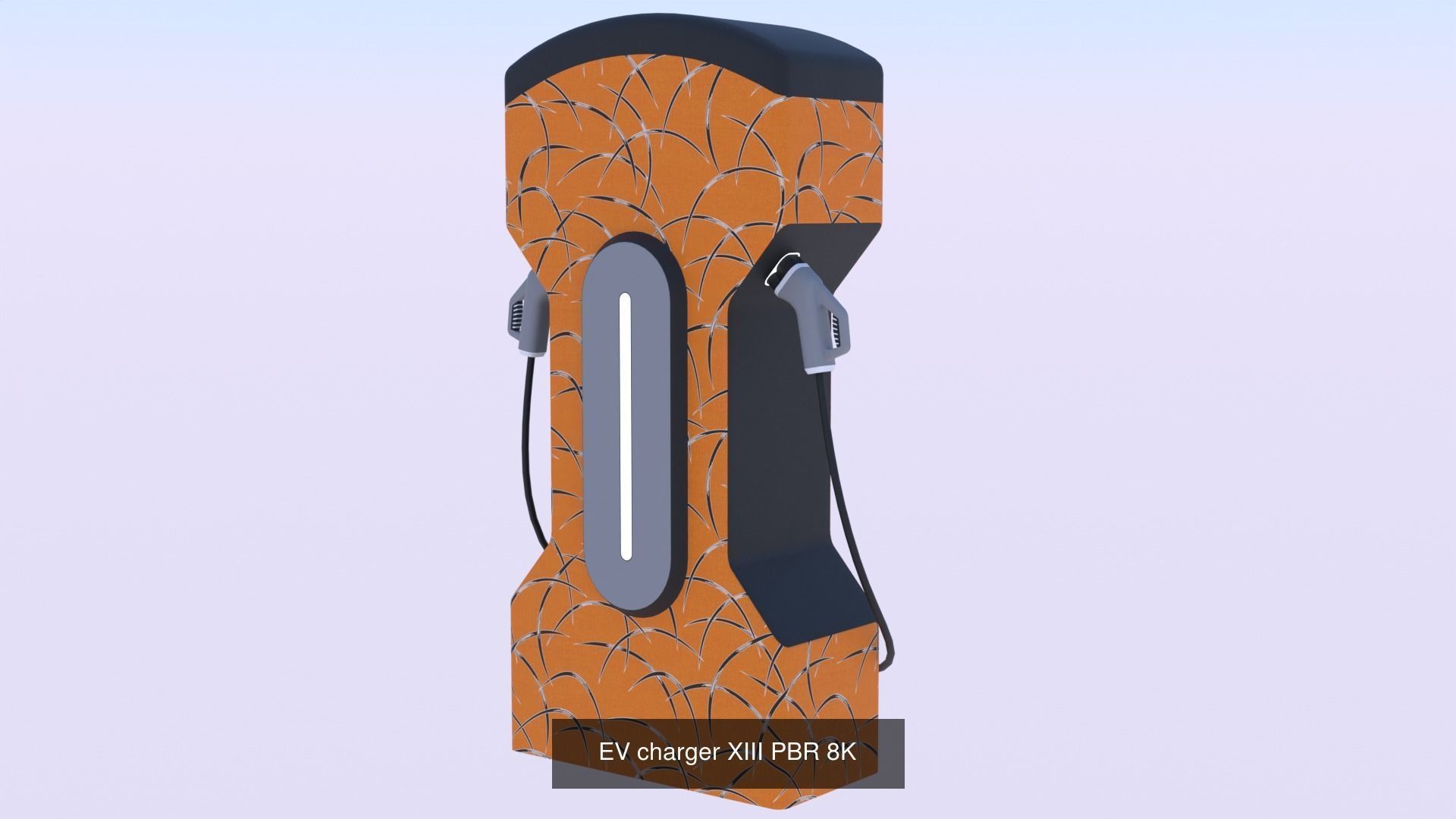 EV chargers PBR 3D Model Collection_6