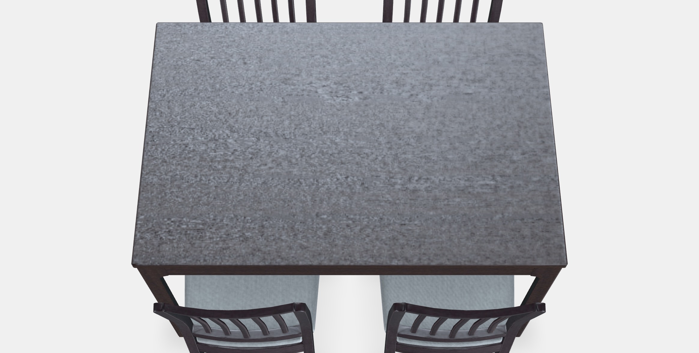 EKEDALEN - EKEDALEN Table and 4 chairs 1 Low-poly 3D model_4
