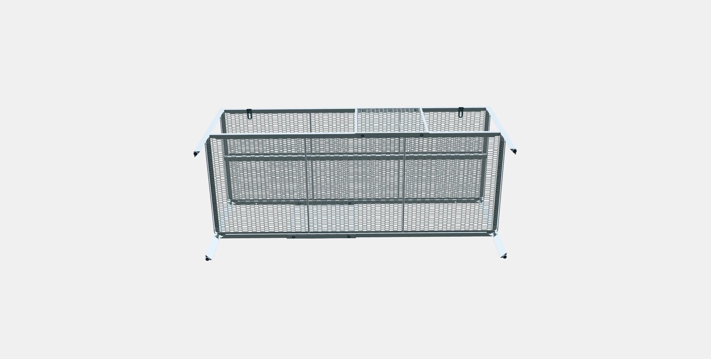 BAGGEBO TV bench Low-poly 3D model_7