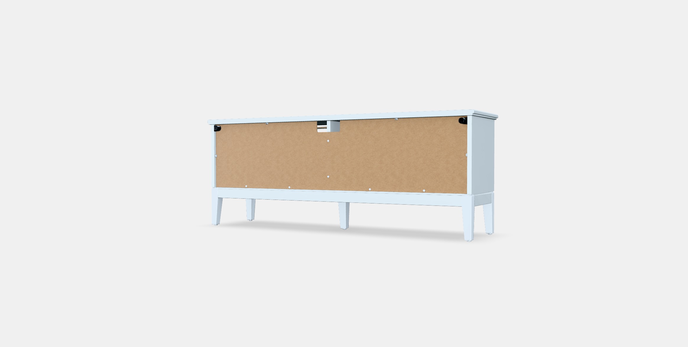 IDANAS TV bench Low-poly 3D model_5