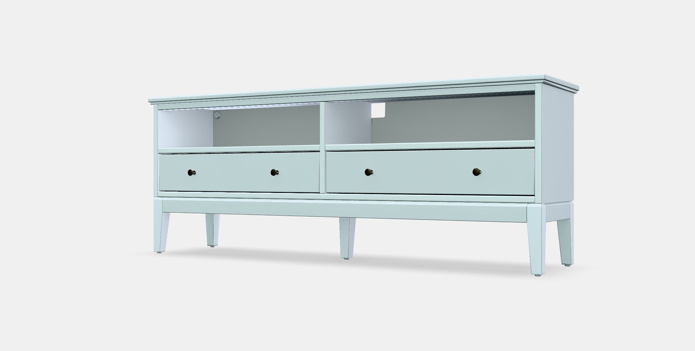 IDANAS TV bench Low-poly 3D model_13