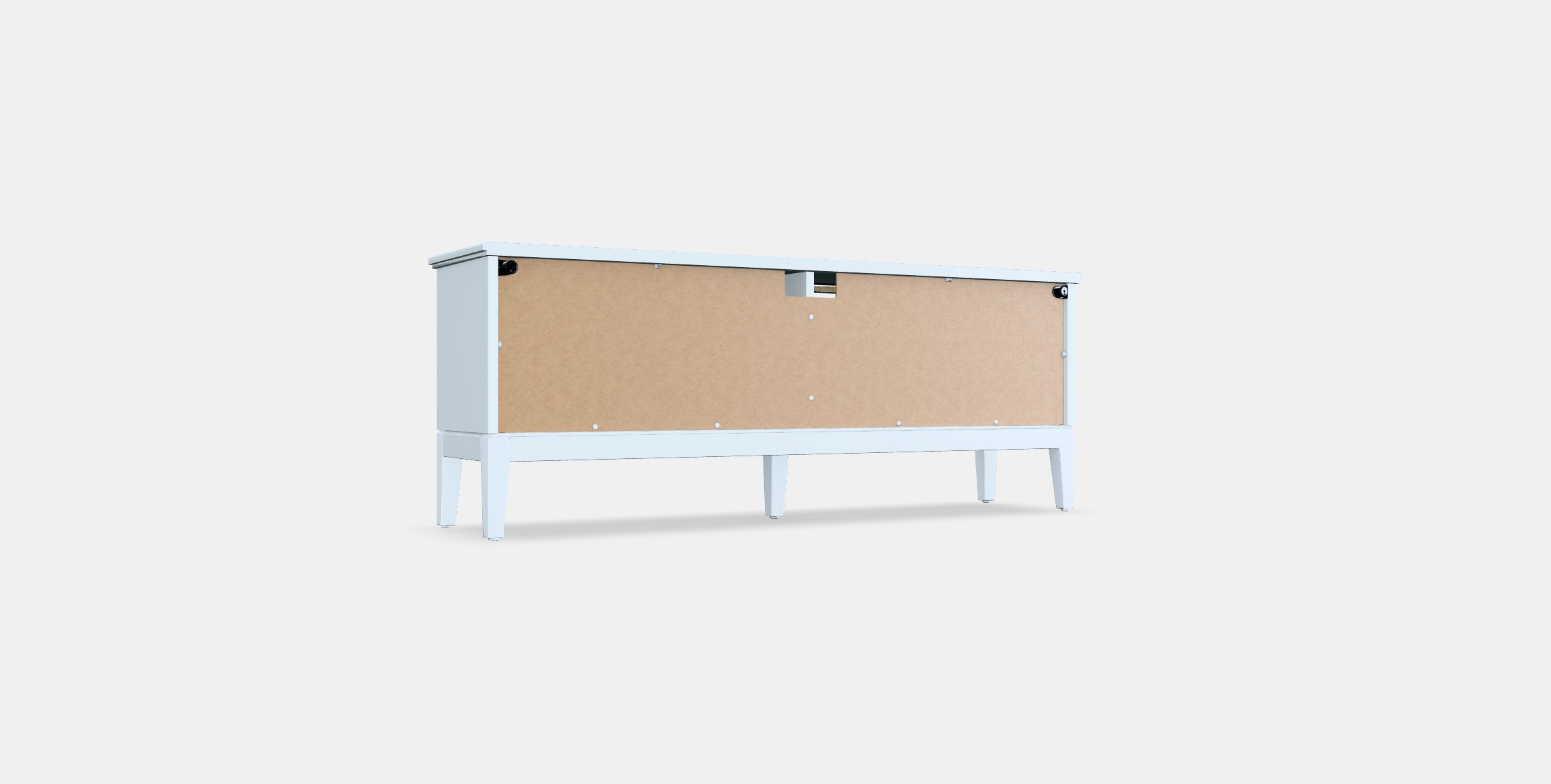 IDANAS TV bench Low-poly 3D model_16