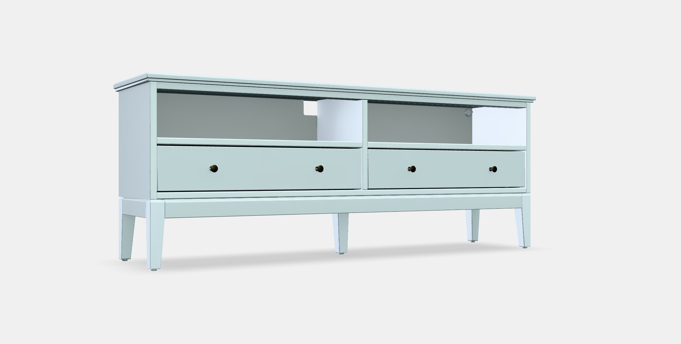 IDANAS TV bench Low-poly 3D model_9