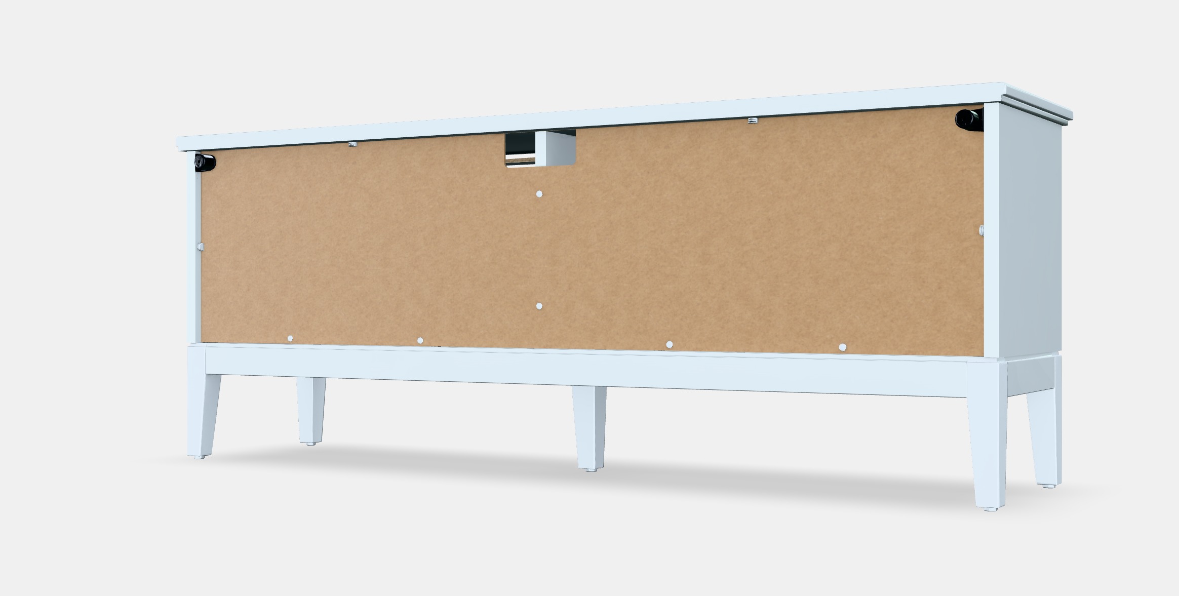 IDANAS TV bench Low-poly 3D model_6