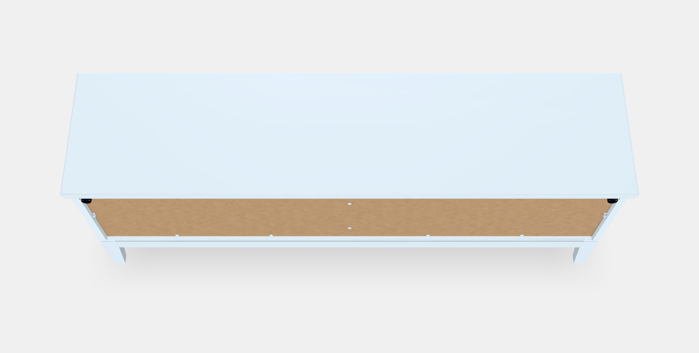 IDANAS TV bench Low-poly 3D model_4