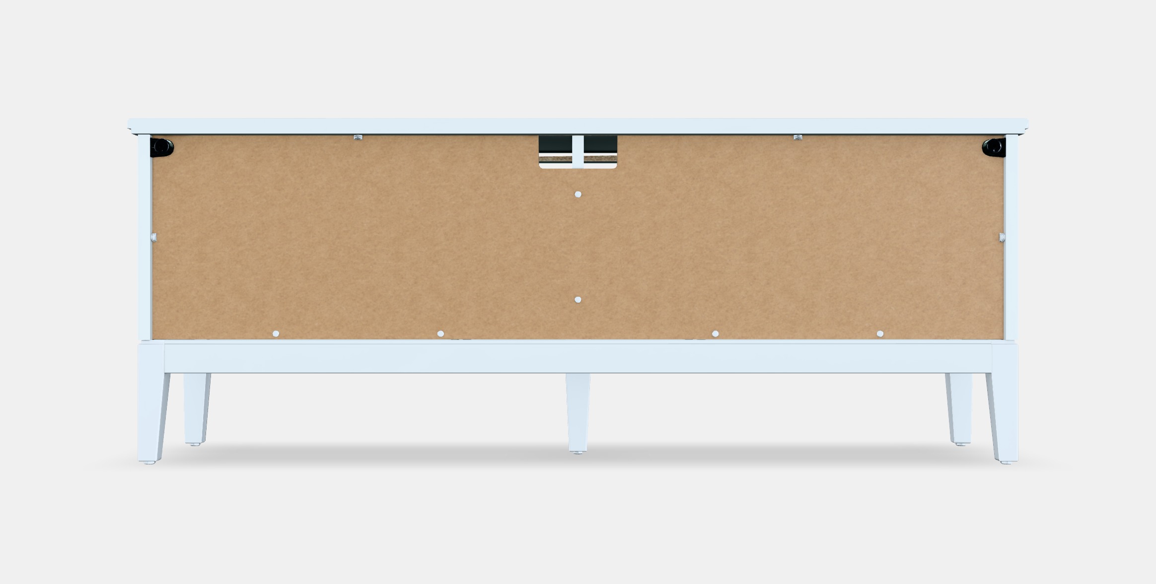 IDANAS TV bench Low-poly 3D model_15