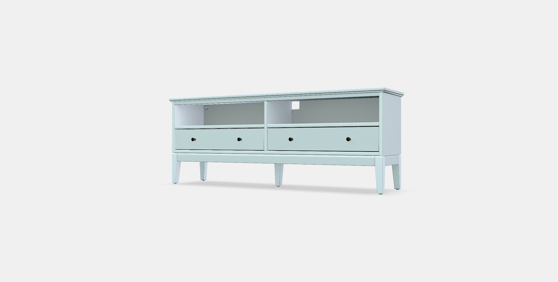 IDANAS TV bench Low-poly 3D model_12