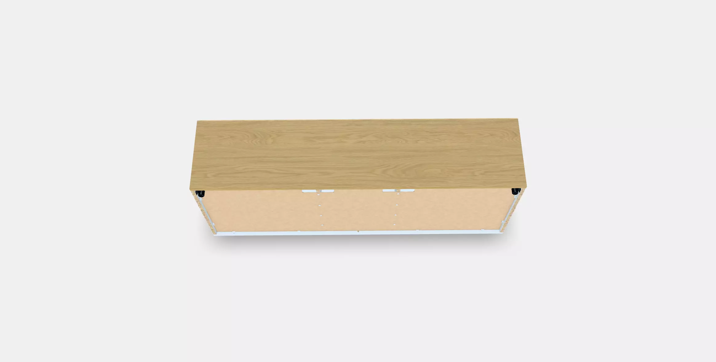 SKRUVBY TV bench 1 Low-poly 3D model_0