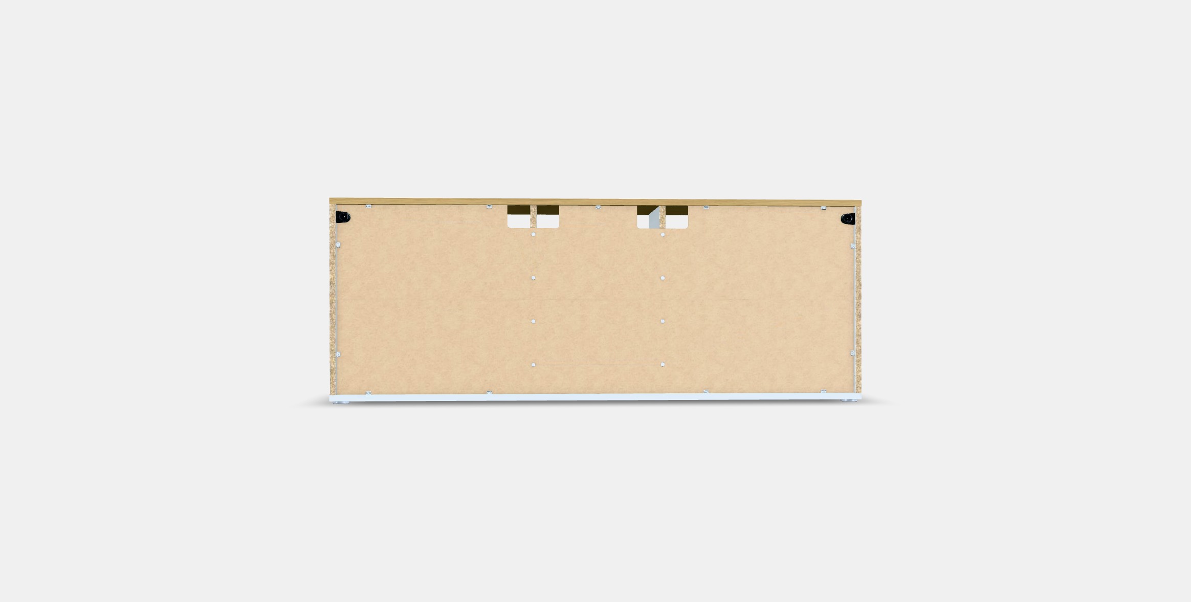 SKRUVBY TV bench 1 Low-poly 3D model_13