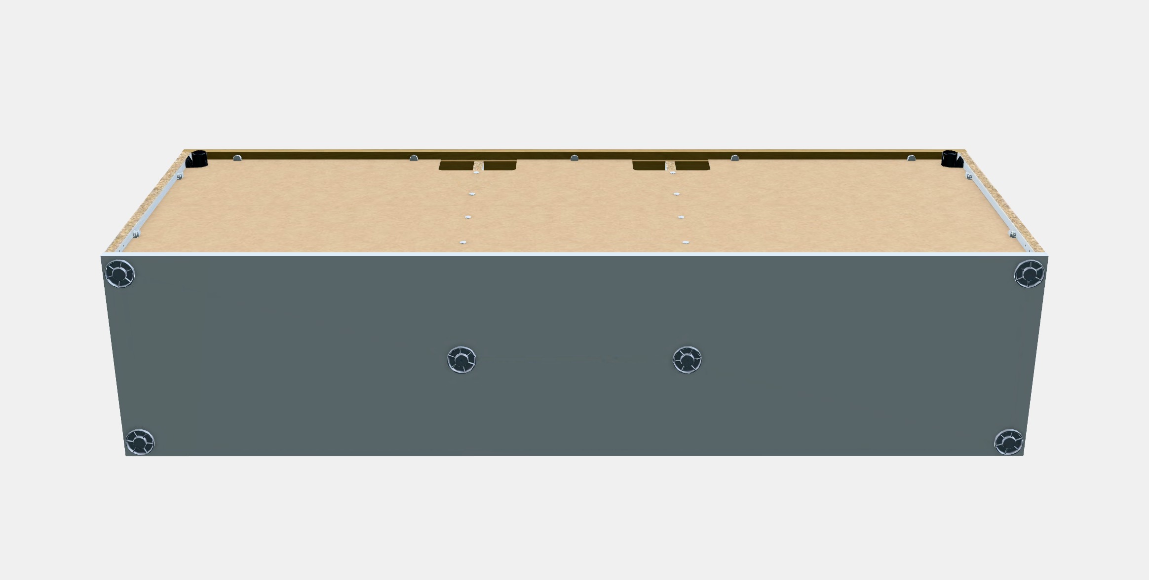 SKRUVBY TV bench 1 Low-poly 3D model_7