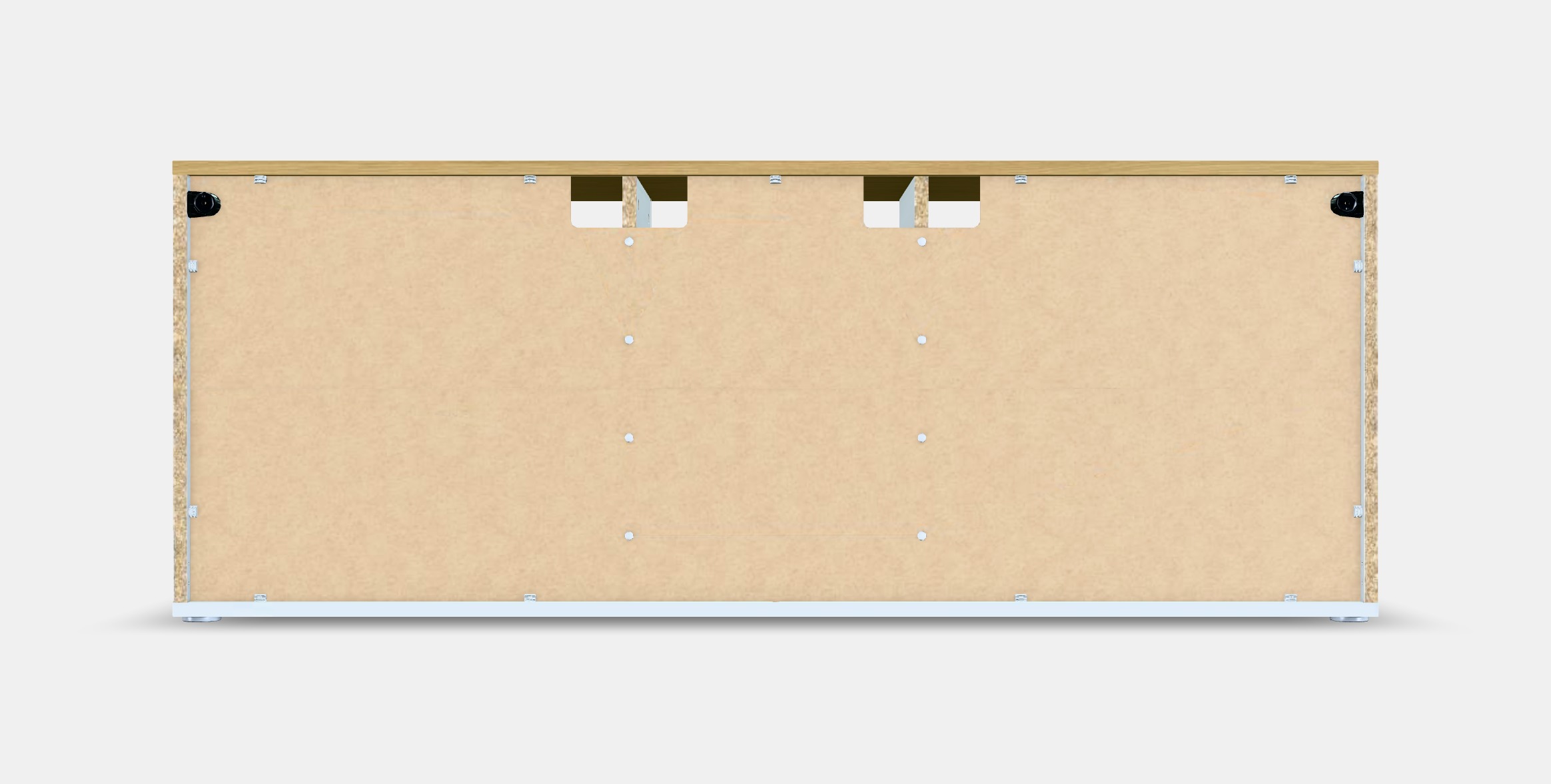 SKRUVBY TV bench 1 Low-poly 3D model_15