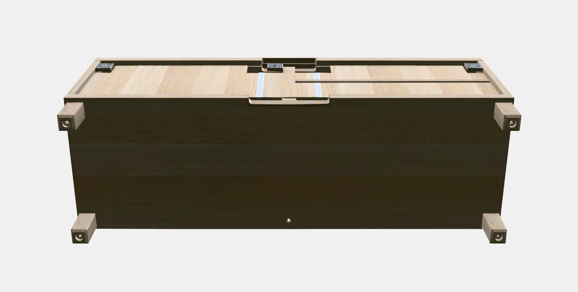 BESTA TV bench 25 Low-poly 3D model_12