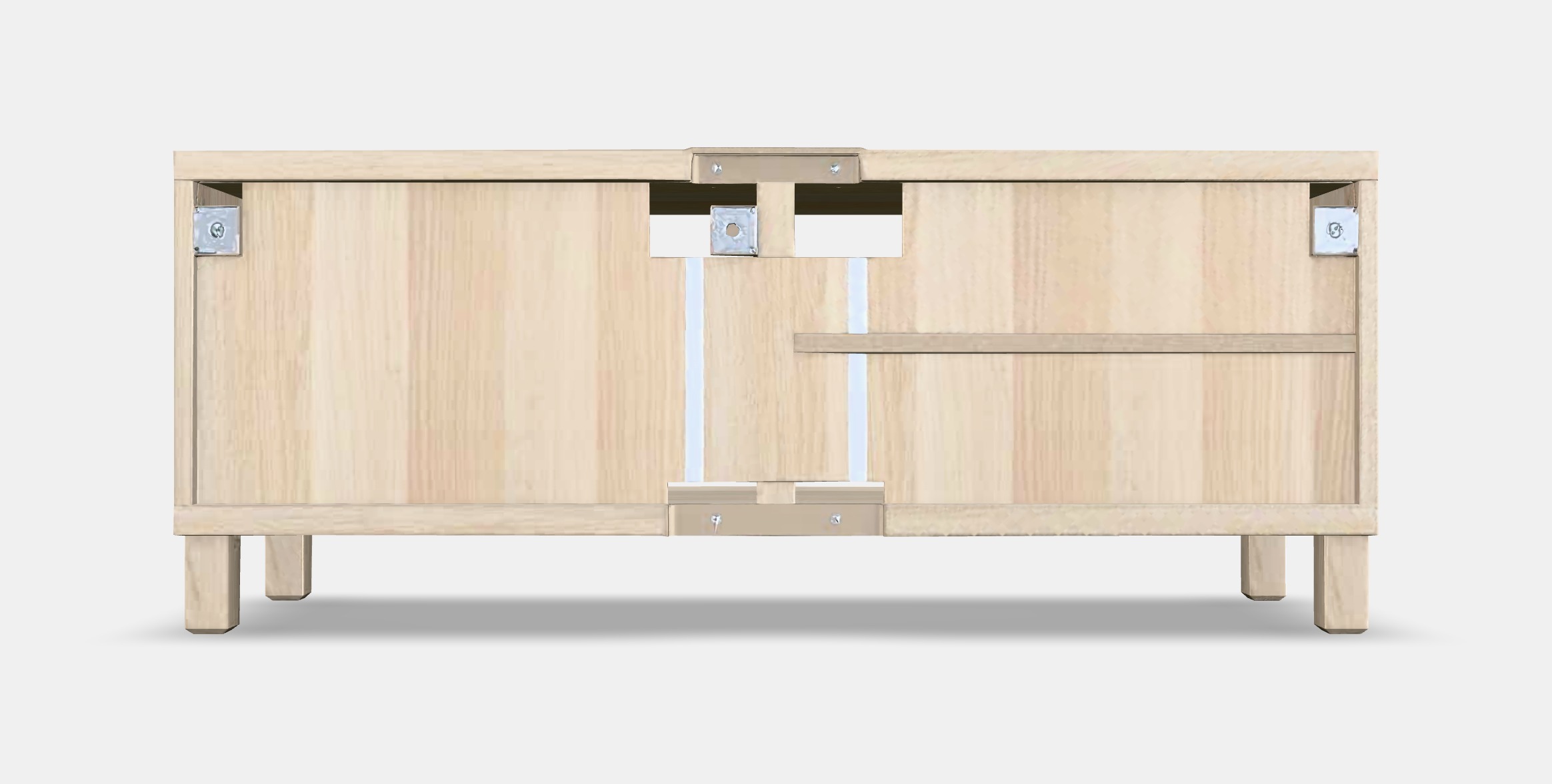 BESTA TV bench 25 Low-poly 3D model_15