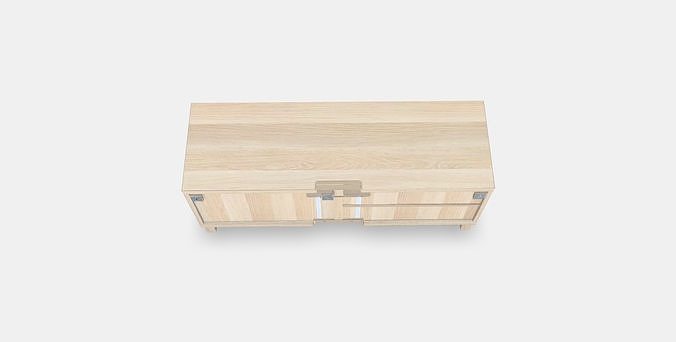 BESTA TV bench 25 Low-poly 3D model