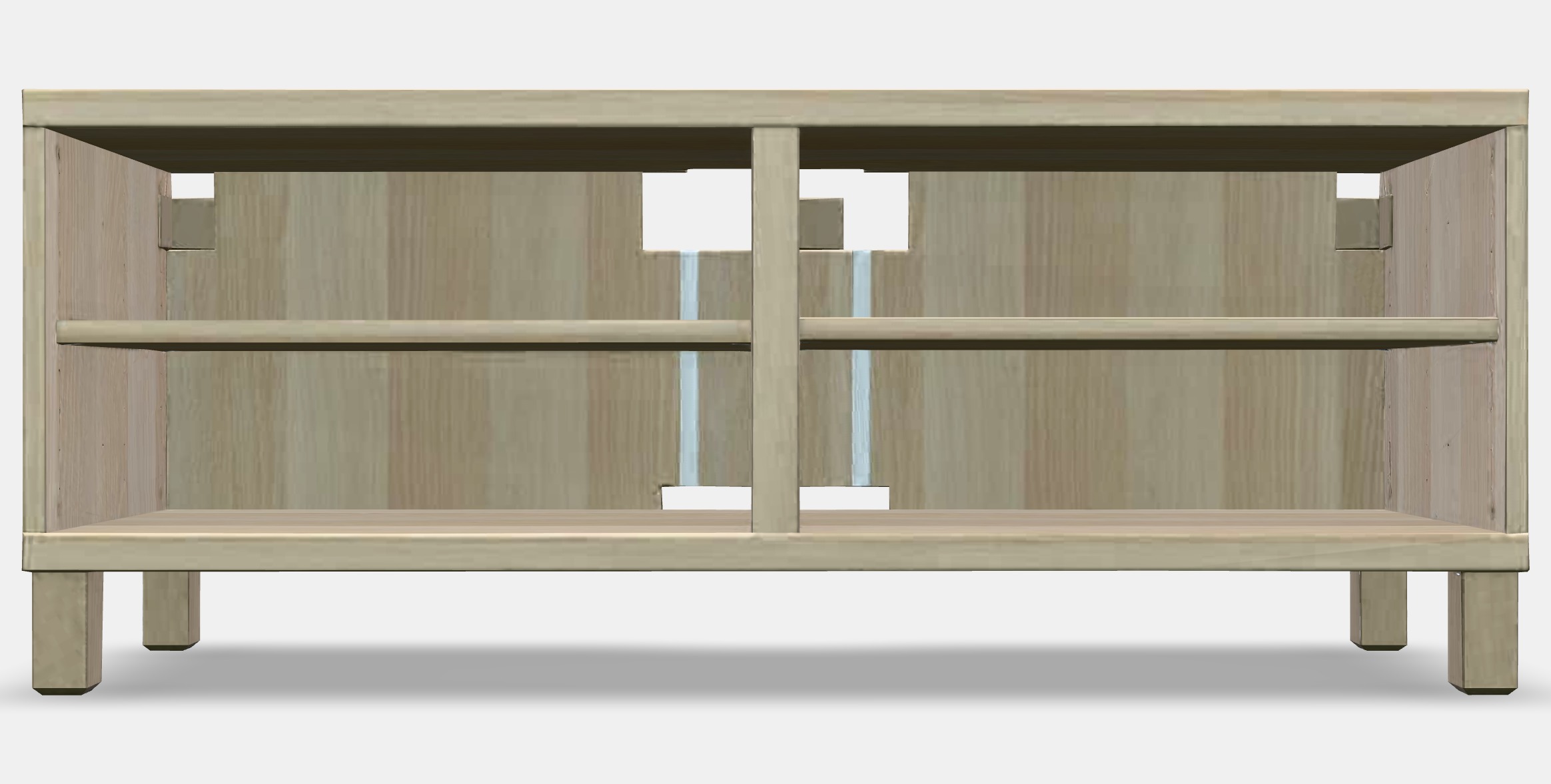 BESTA TV bench 25 Low-poly 3D model_10