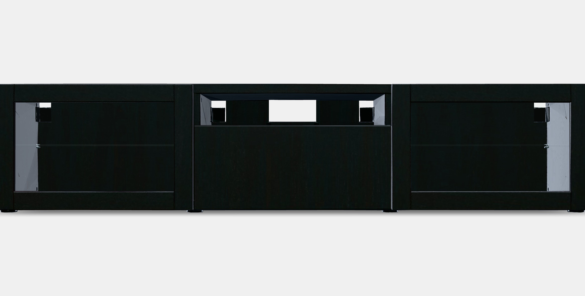 BESTA TV bench 26 Low-poly 3D model_11