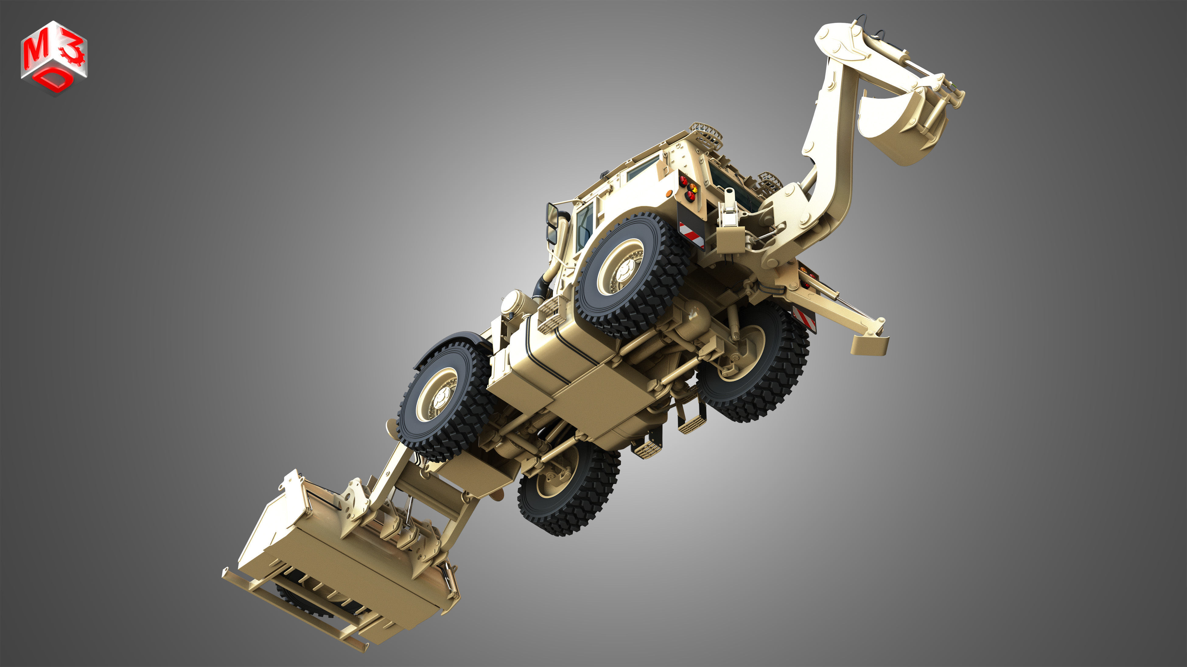 HMEE High Mobility Engineer Excavator 3D model_27