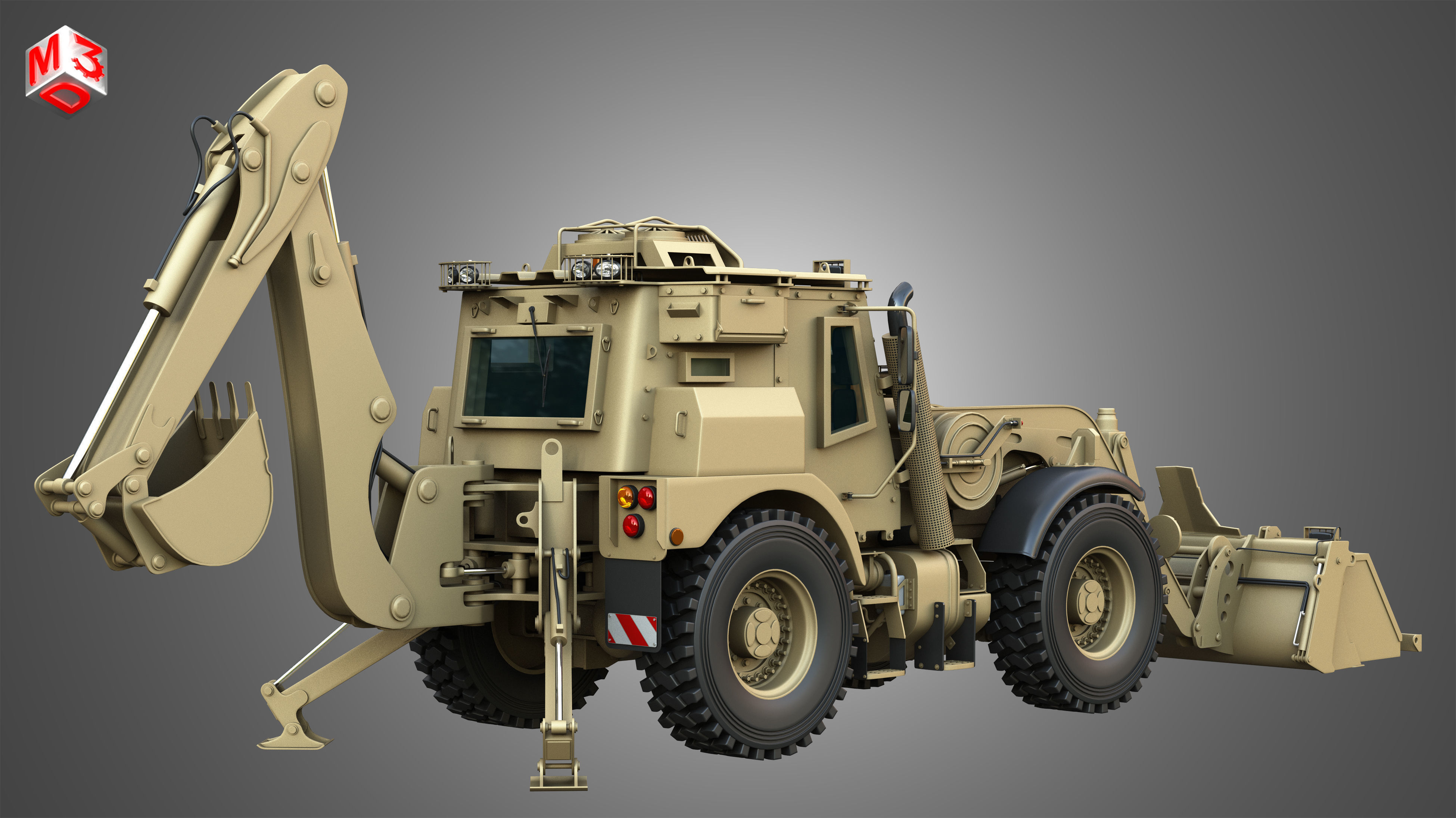 HMEE High Mobility Engineer Excavator 3D model_3