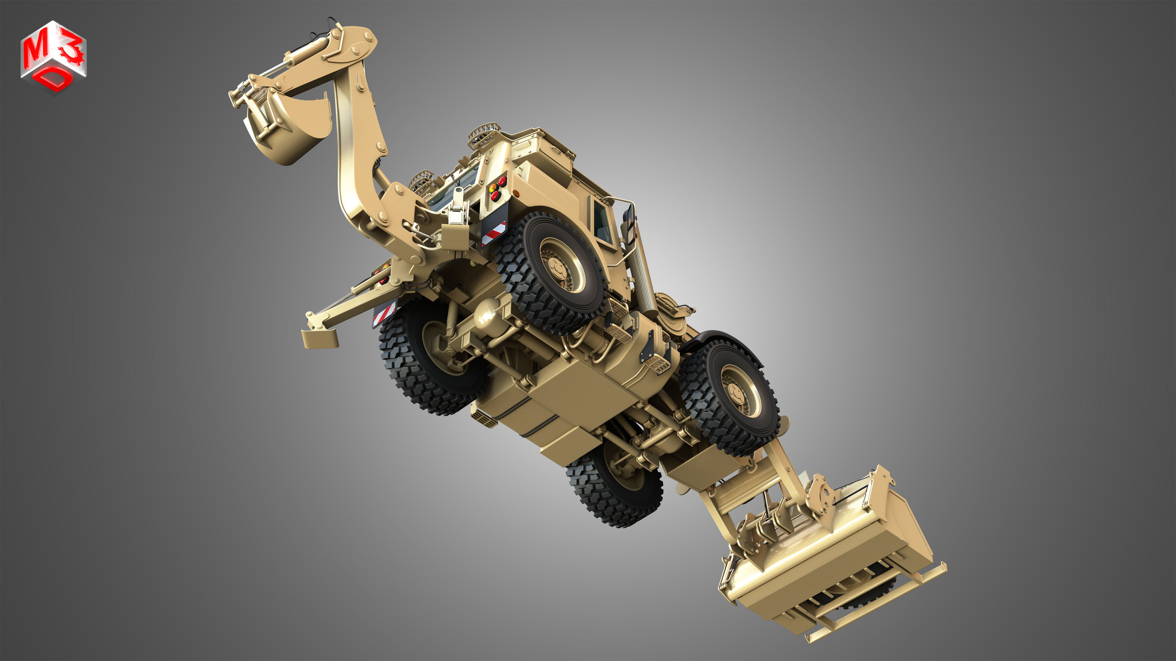 HMEE High Mobility Engineer Excavator 3D model_25