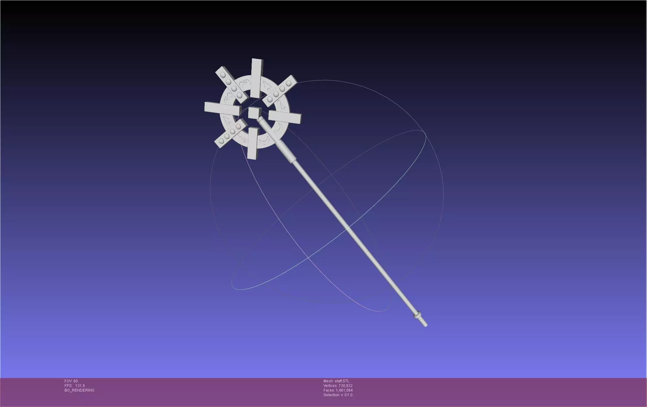 2-5 Jigen No Ririsa Nagomi Icola Staff 3D print model
