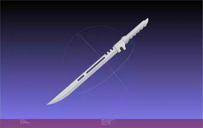 Kaiju No 8 Soshiro Hoshina Blade 3D print model