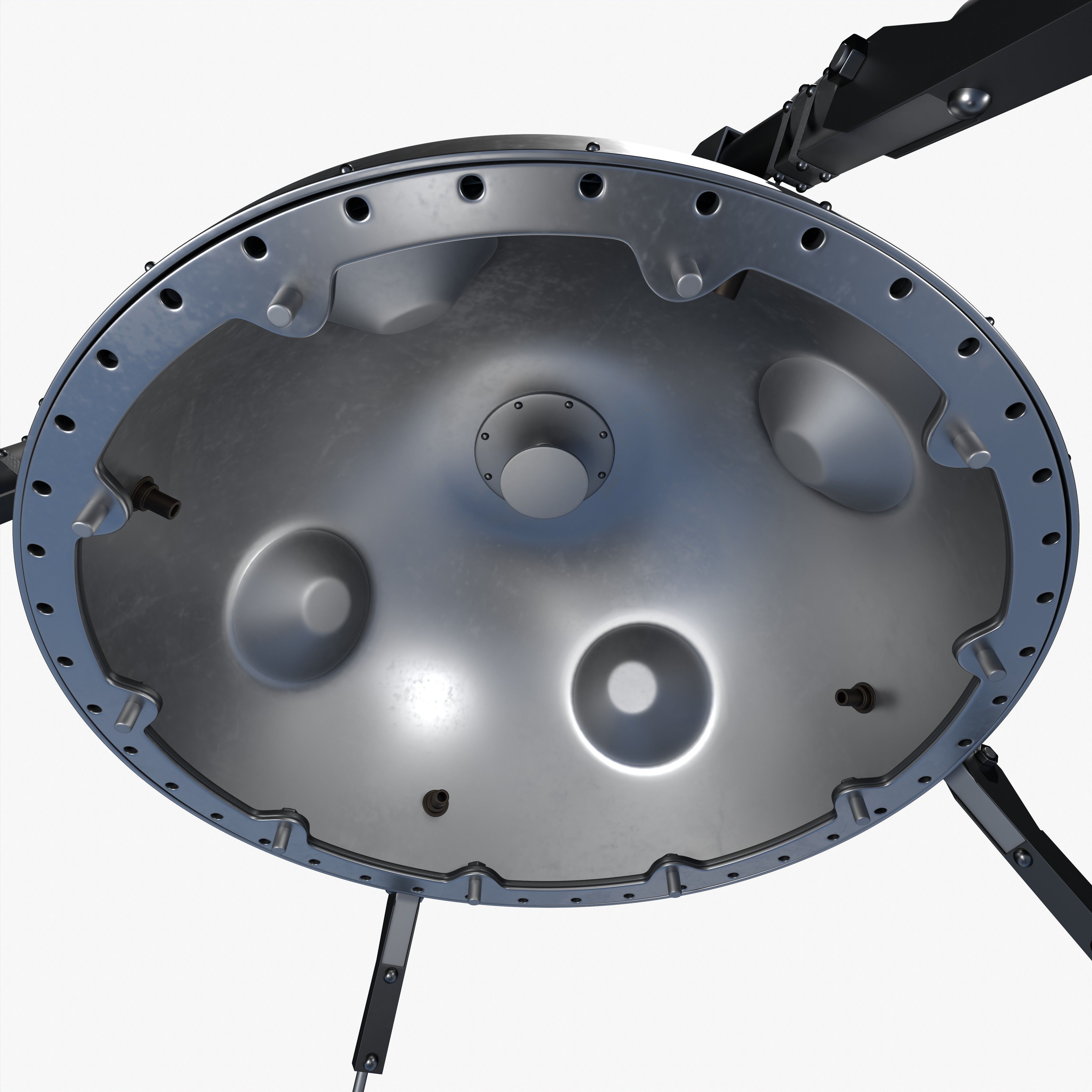 Sputnik 1 Satellite 3D model_12