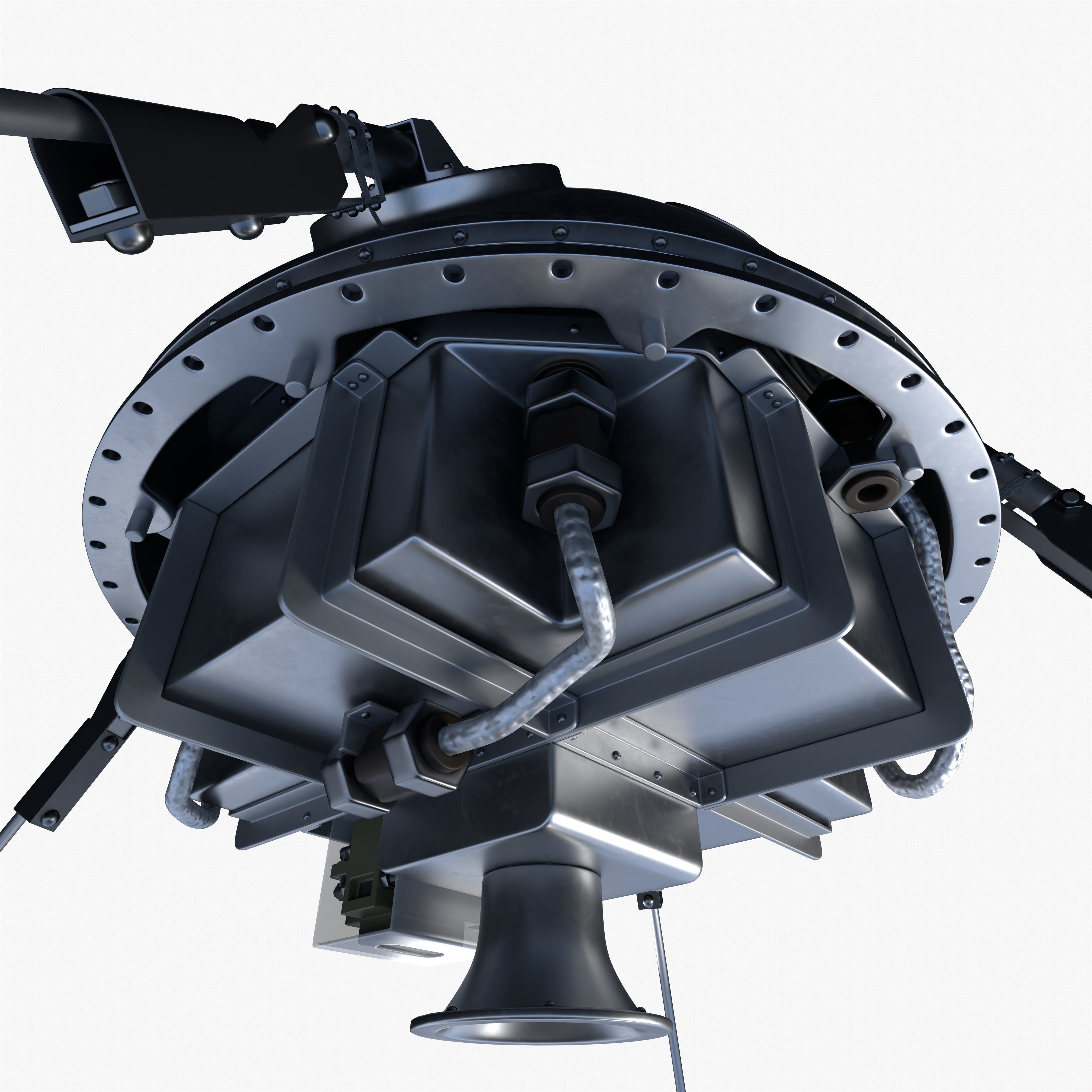 Sputnik 1 Satellite 3D model_13