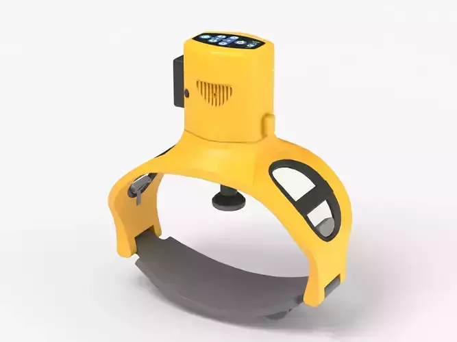 Automated CPR Device Low-poly 3D model