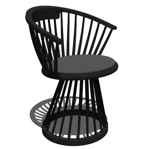 Fan Dining Chair by Tom Dixon