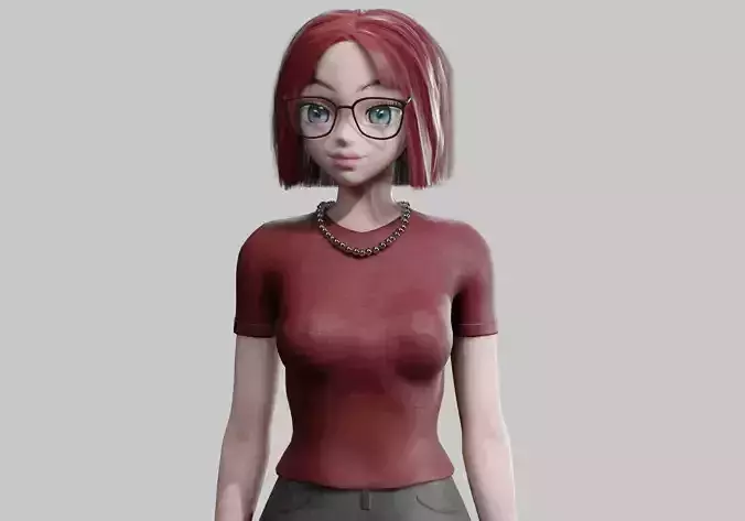 Standard anime Girl V32967 