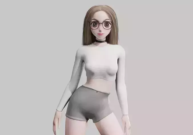 cool anime Girl V30311 