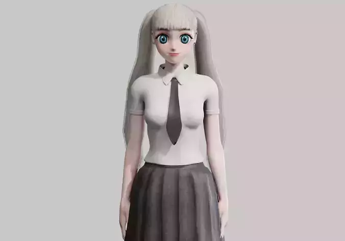 Cartoon cute Girl V24843 