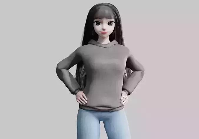 Beautiful anime Girl V35625 