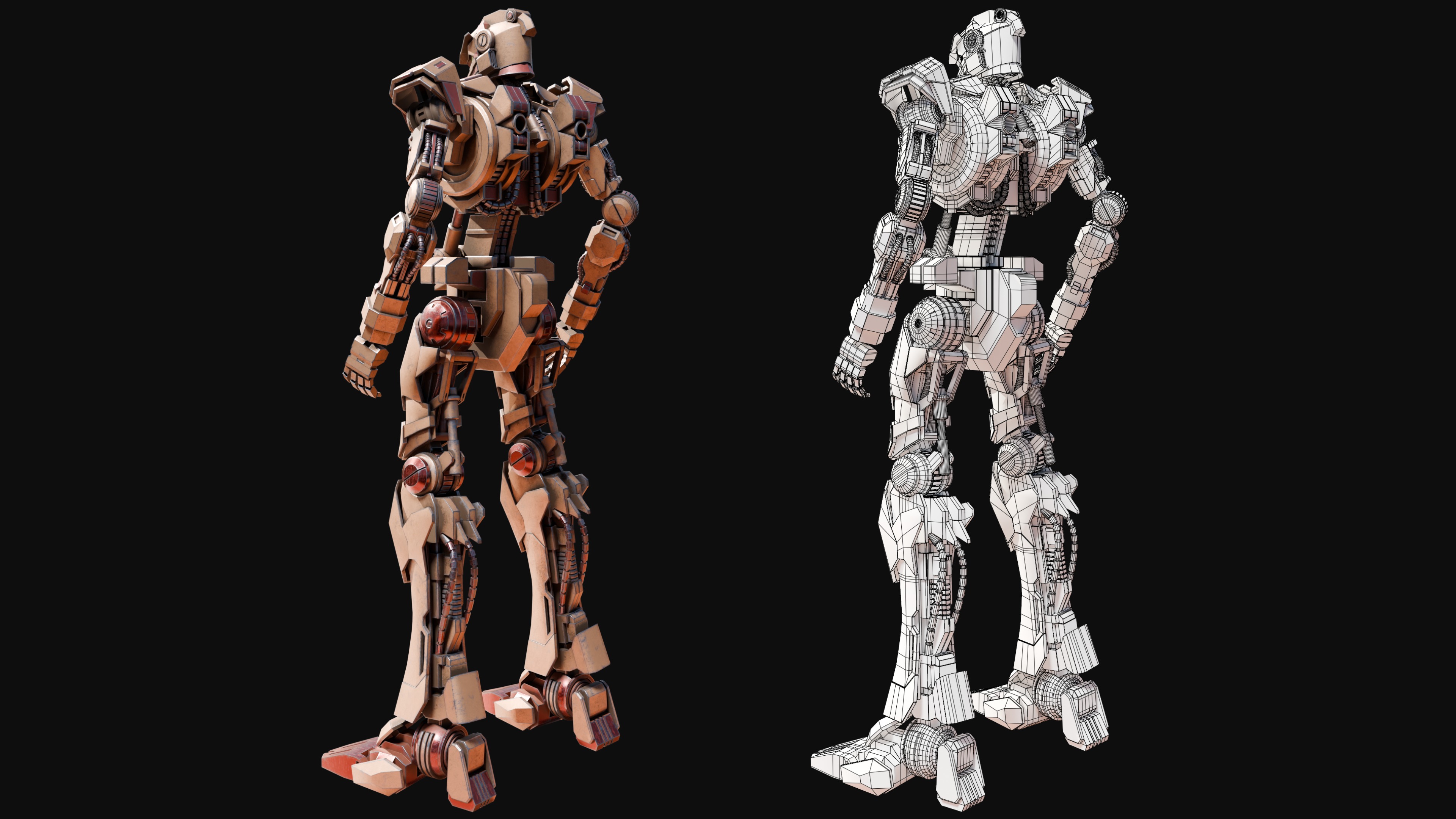 Battle Robot Mech 3D model_9