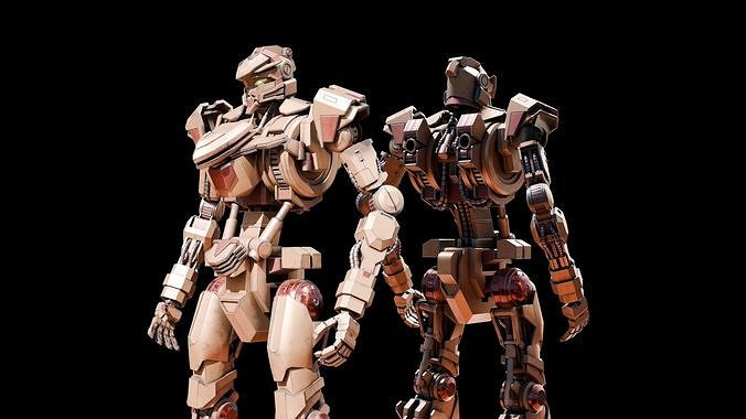 Battle Robot Mech 3D model