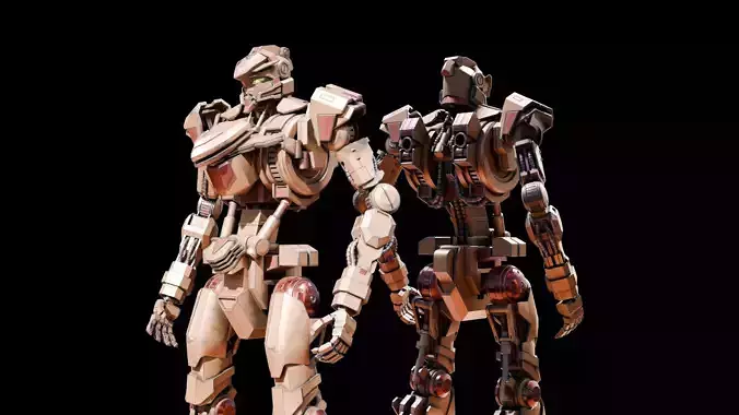 Battle Robot Mech 3D model