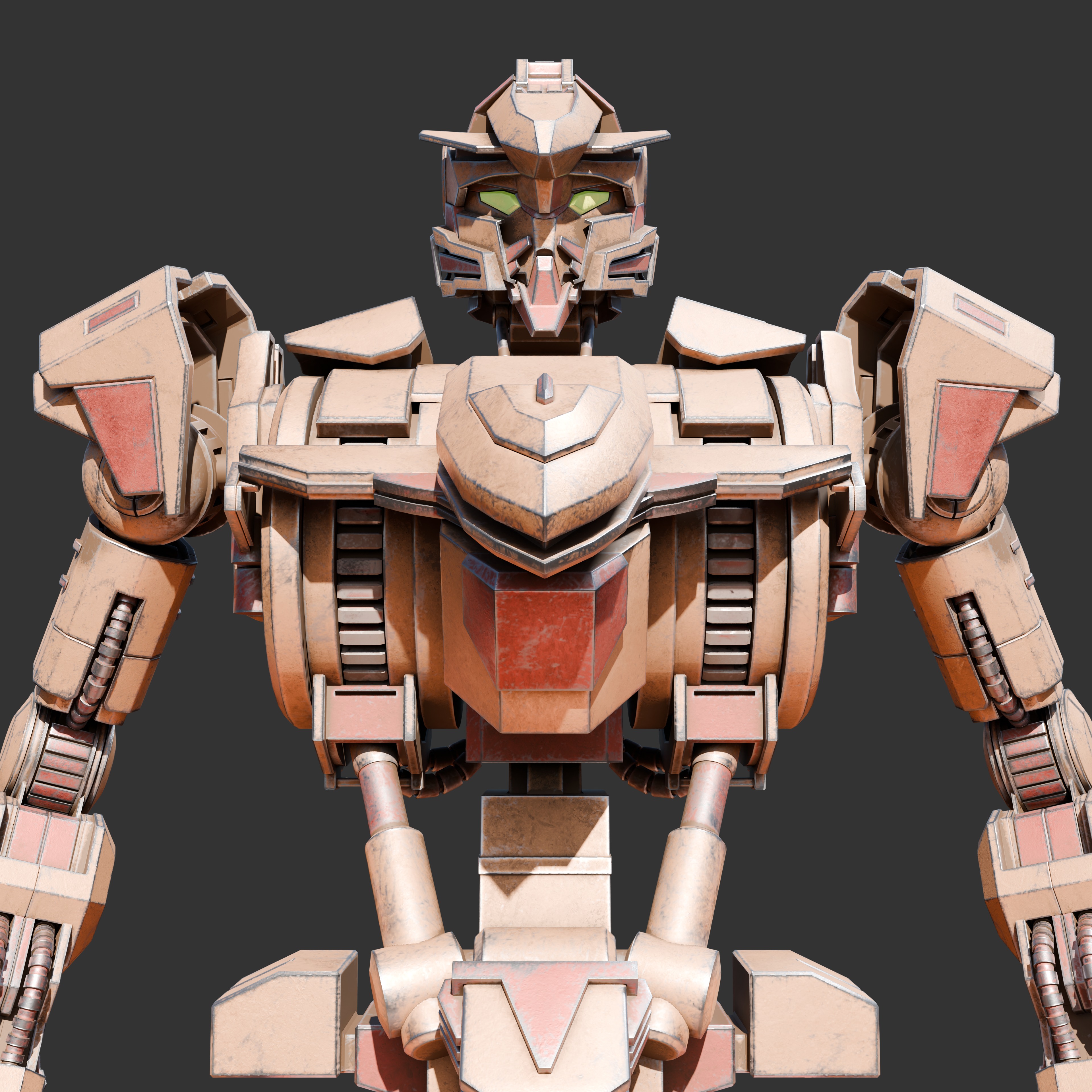 Battle Robot Mech 3D model_11