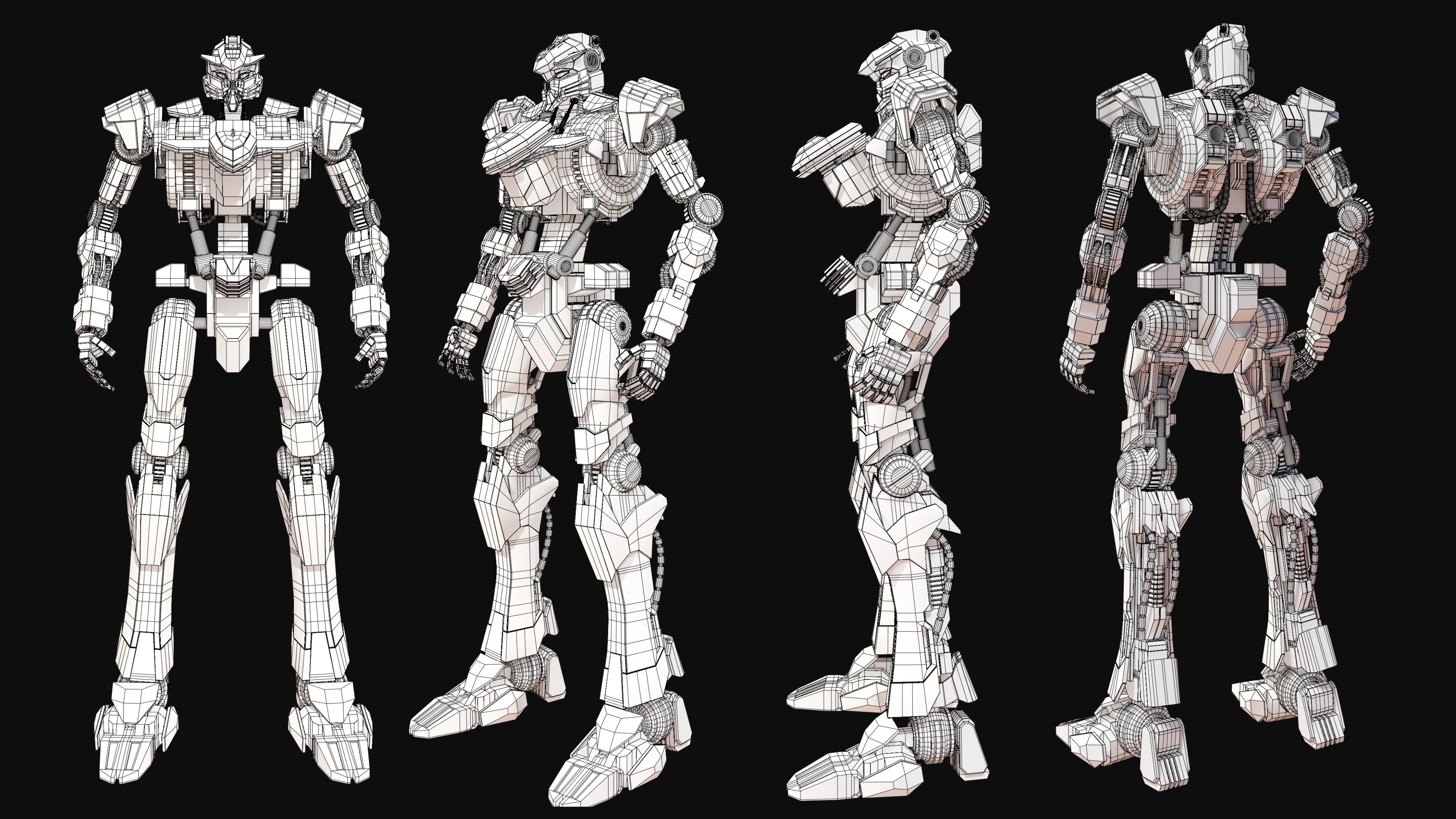 Battle Robot Mech 3D model_5