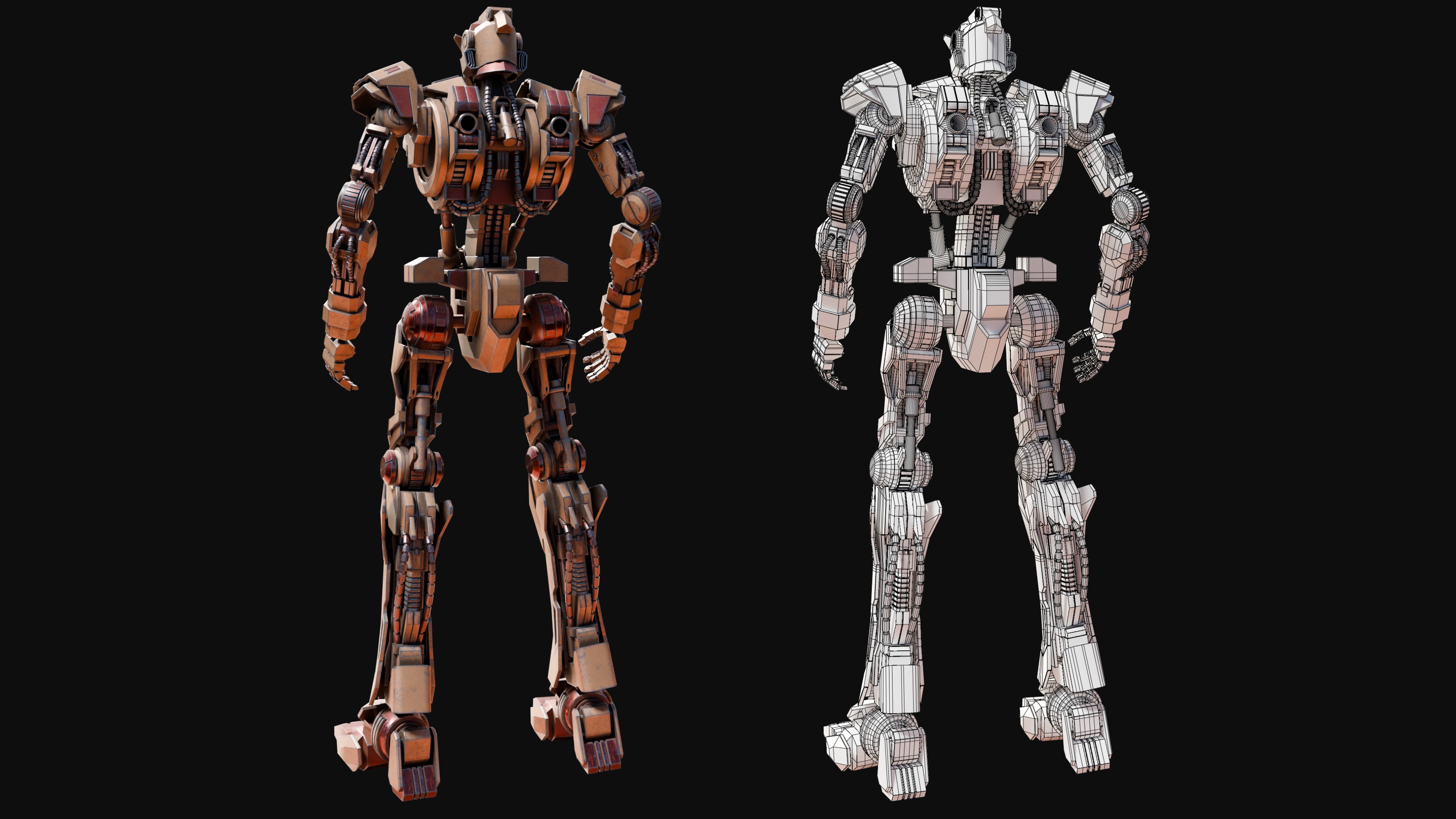 Battle Robot Mech 3D model_10