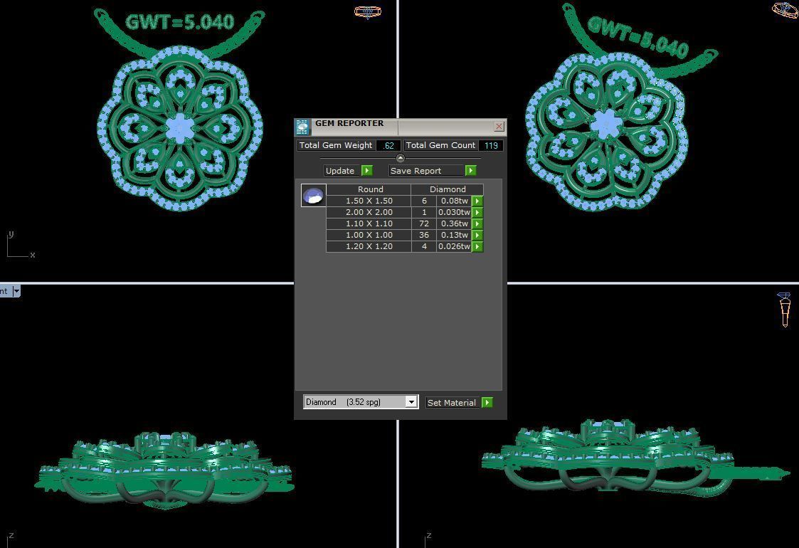 PENDANT  FASION 3D model_1