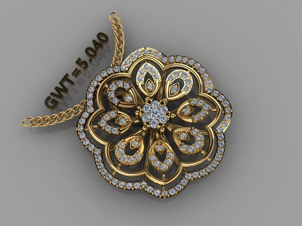 PENDANT  FASION 3D model_2