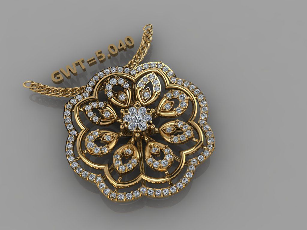 PENDANT  FASION 3D model_4