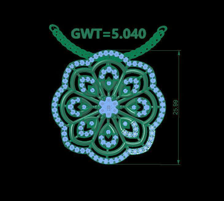 PENDANT  FASION 3D model_3