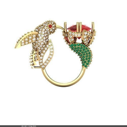 BIRD RING 3D print model