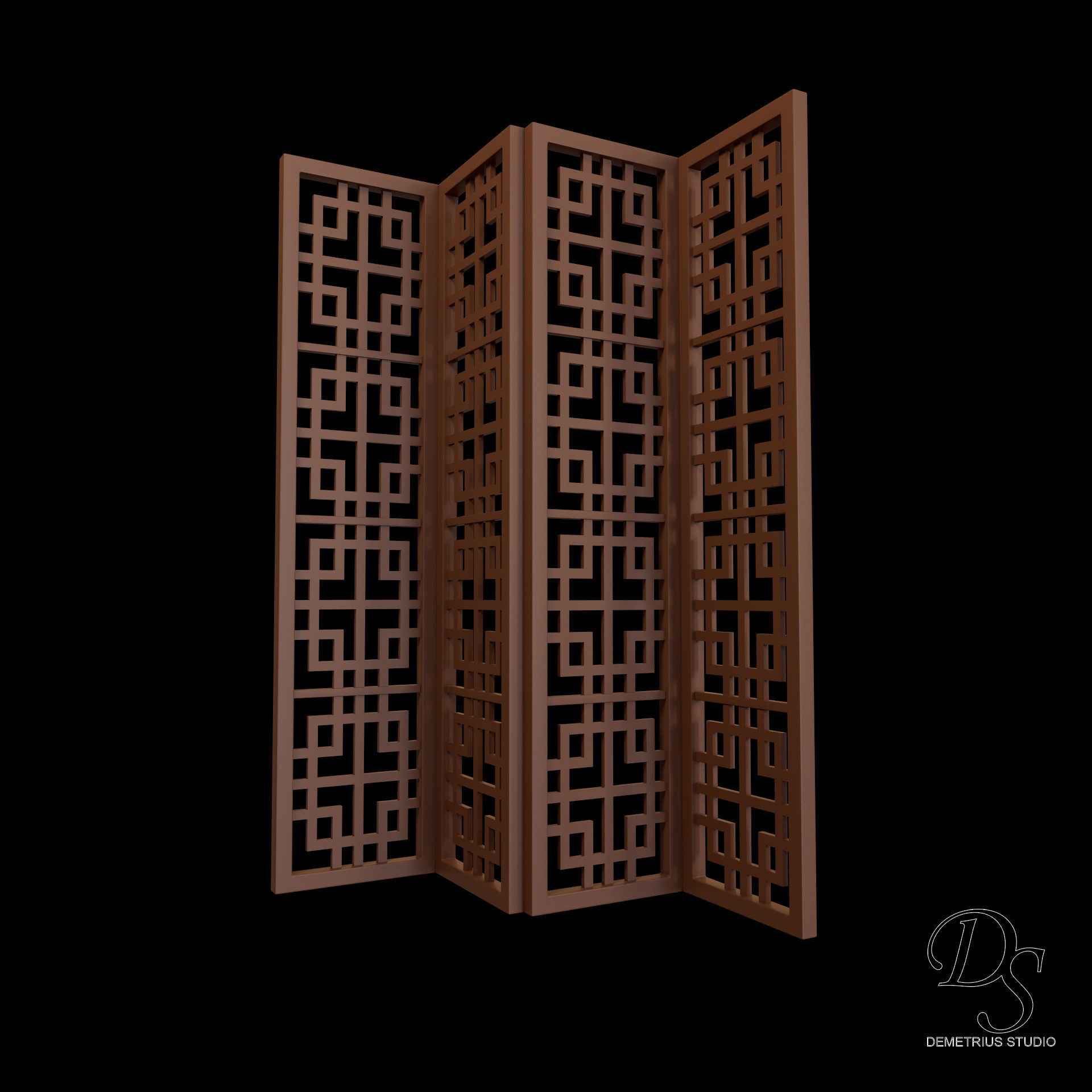 Chinese Style Inn 3D model_23